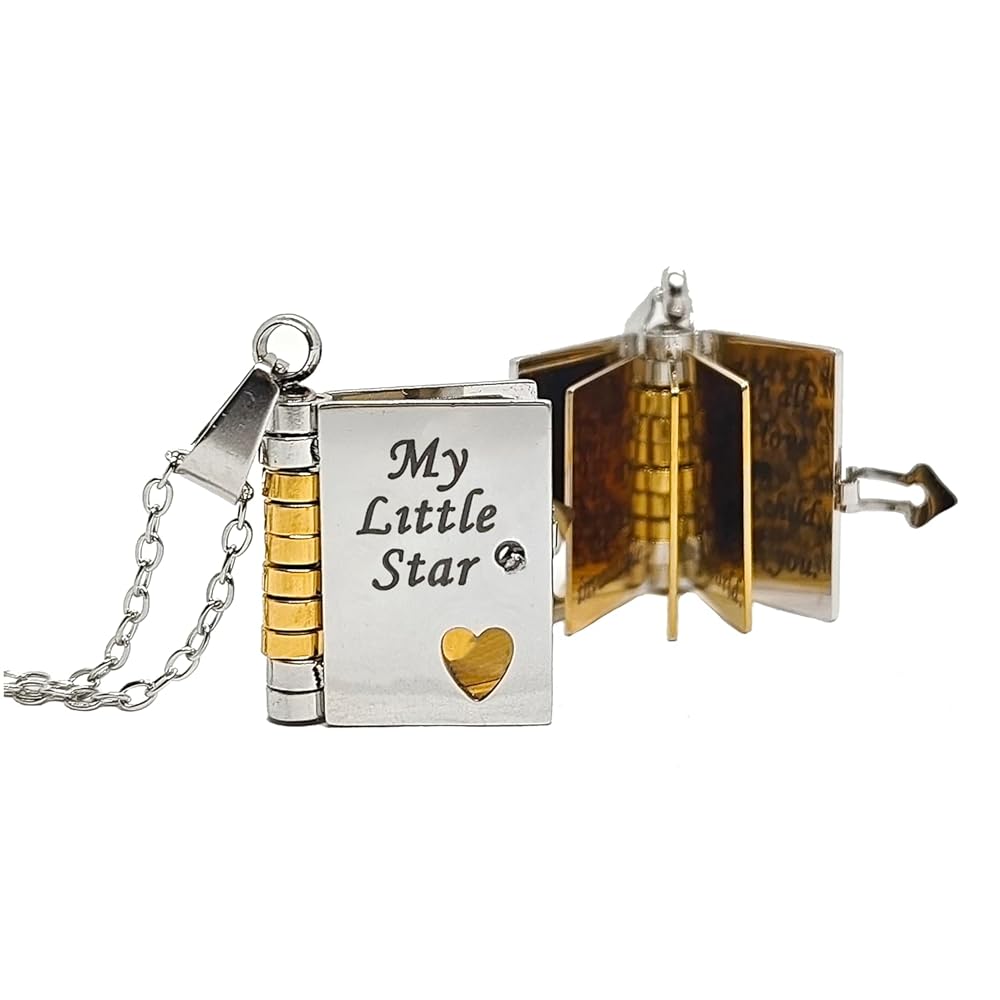 Daughter's Treasured Book Necklace