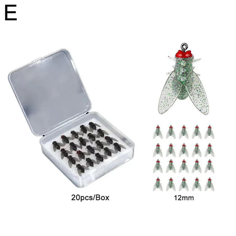RoboFlies- My Realistic Flies for Big Catches! 🐟🎣- (Box of 20 flies)