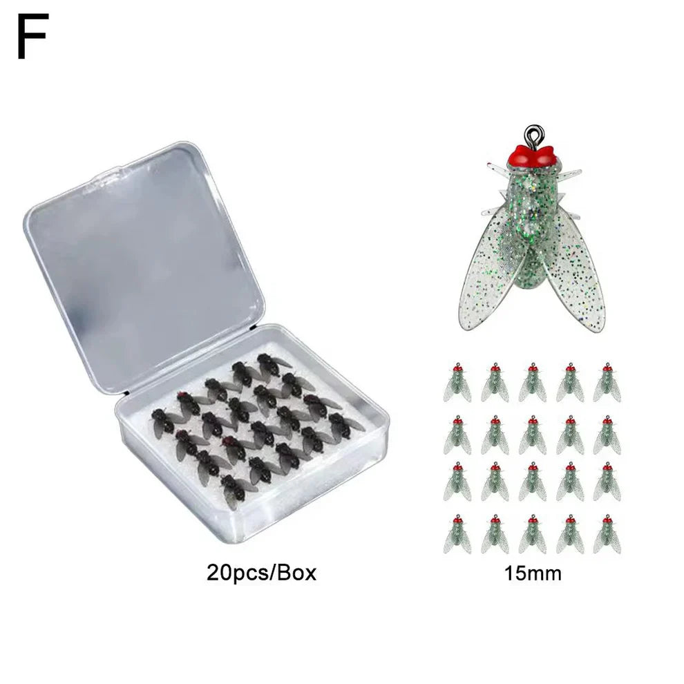 RoboFlies- My Realistic Flies for Big Catches! 🐟🎣- (Box of 20 flies)