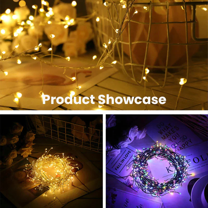Twinkle Copper Glow Lights