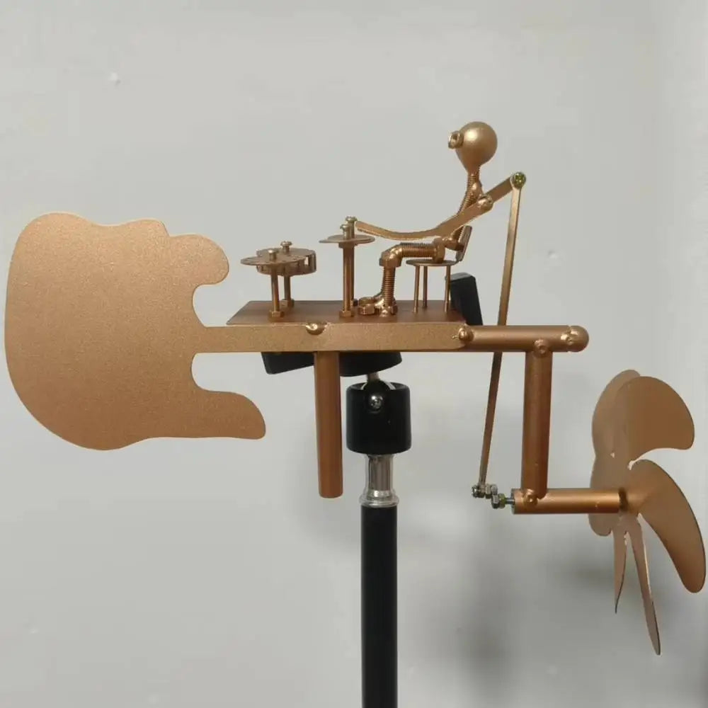 Glorex™ WindBeat Rockmill | Handmade Metal Music Wind Spinner