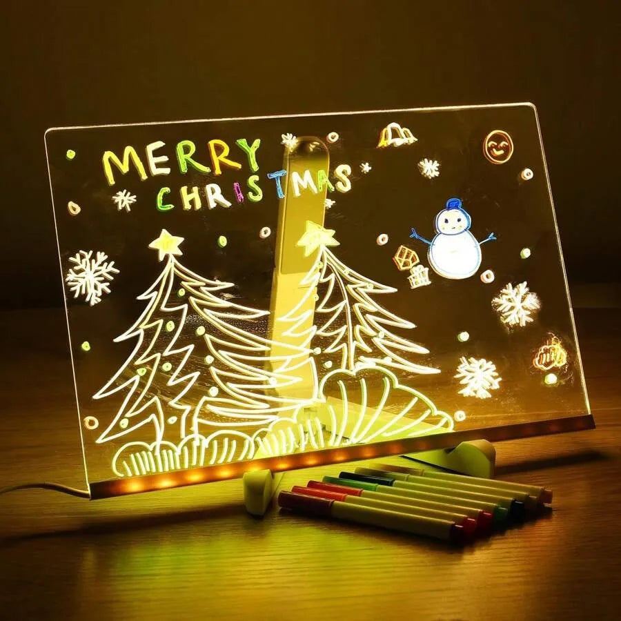 Glowing Message Board for Home