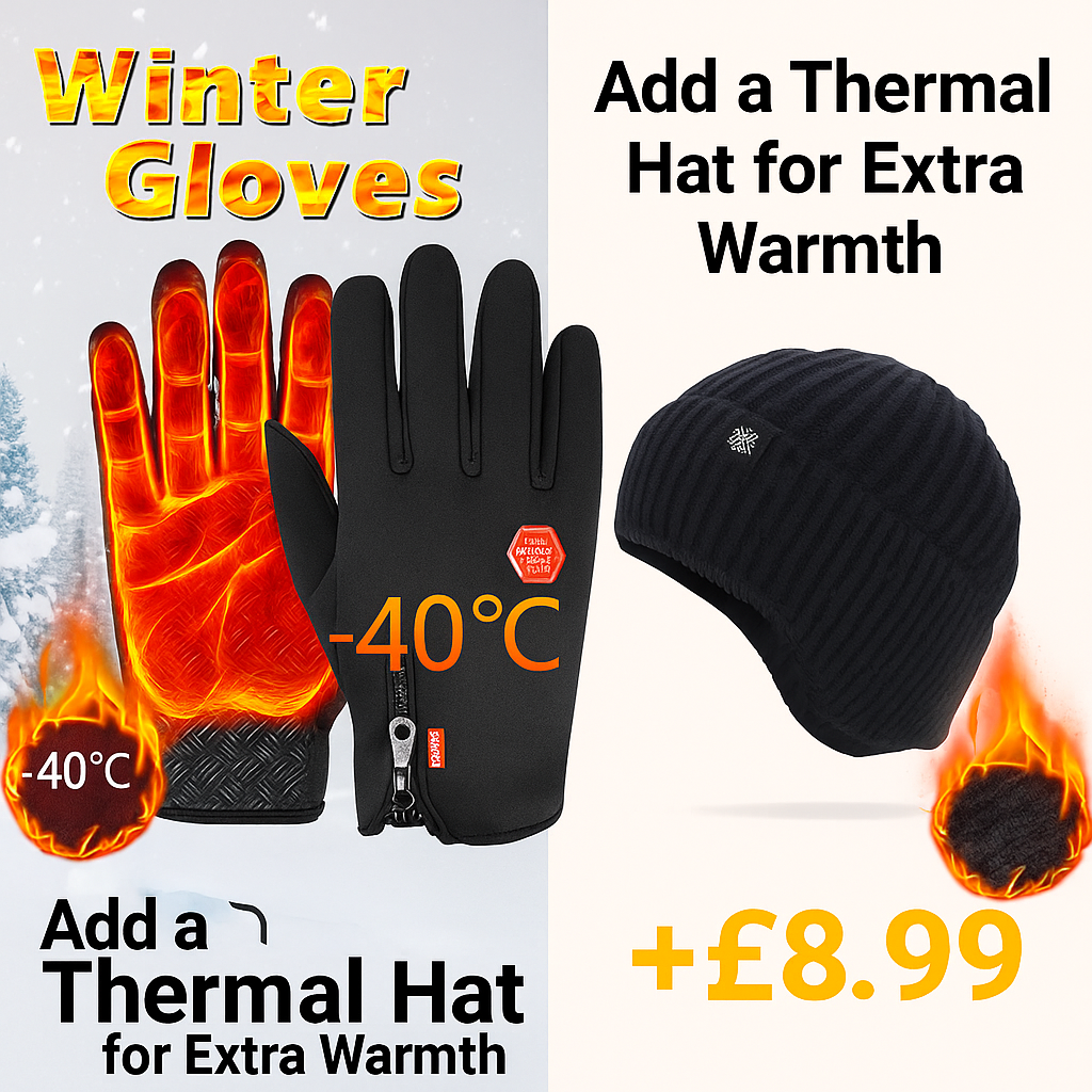 🧤 “Complete Your Winter Look – Add the Matching Hat!”