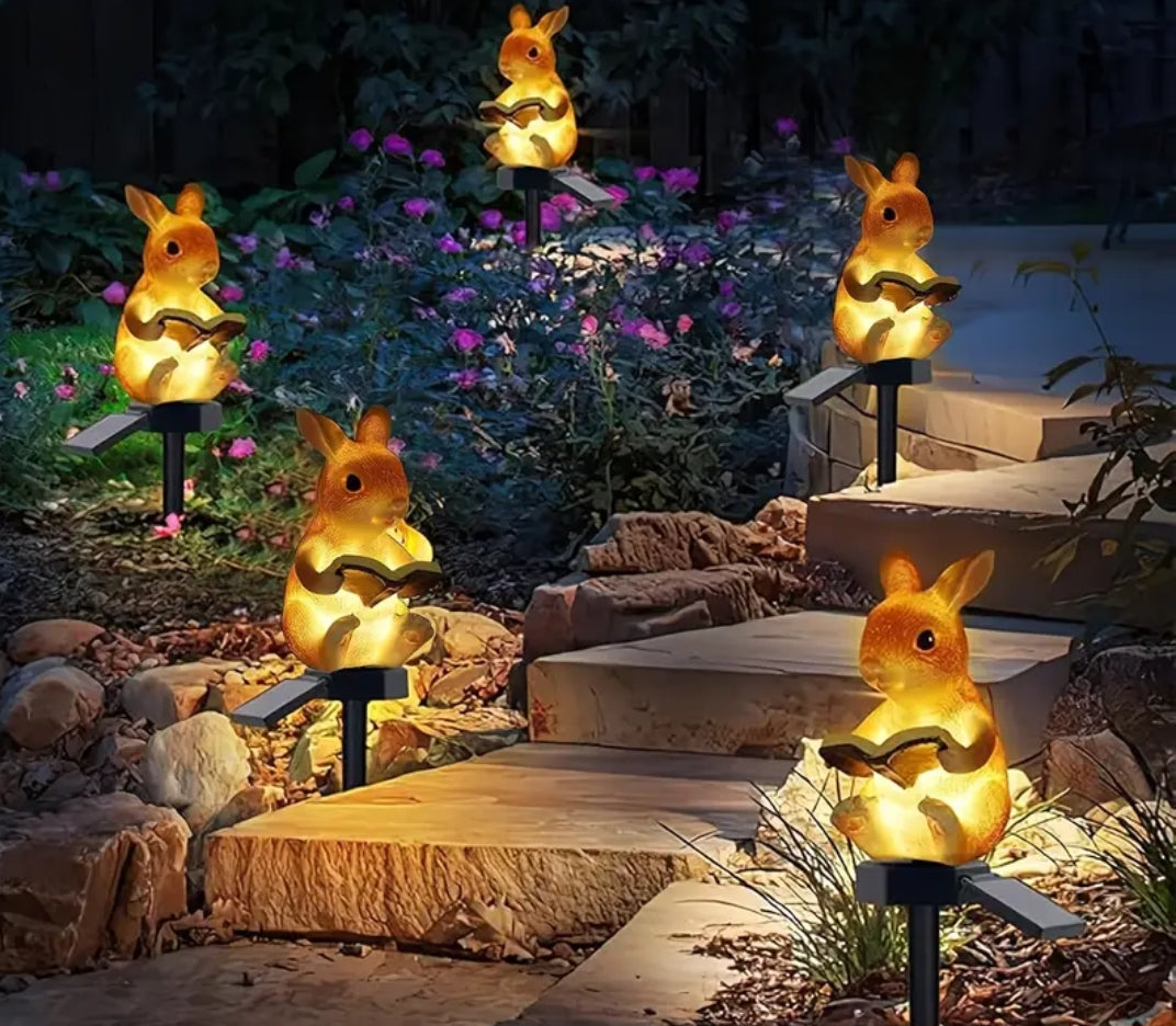 Solar Bunny Reading Light – Bring a Cozy Glow to Your Garden!