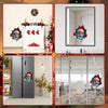 Peeking Santa Wall Decal