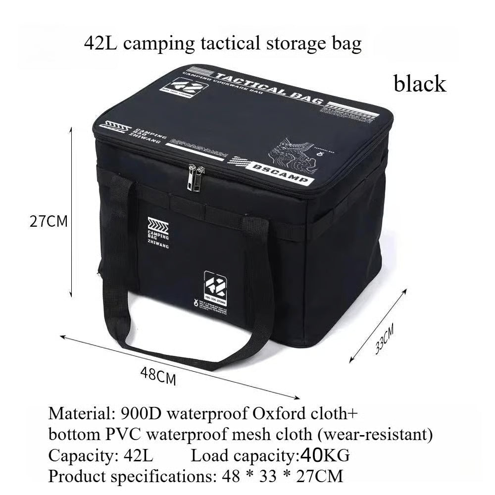 Foldable Camp Storage Box Organizer
