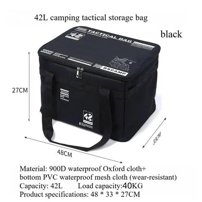 Foldable Camp Storage Box Organizer