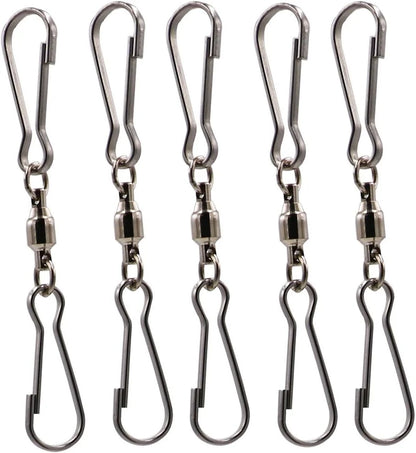 Add 4-Pack Spinning Swivel Hooks for Spiral Crystal