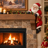 Wooden Santa Door Frame Decoration