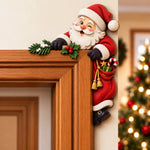 Wooden Santa Door Frame Decoration