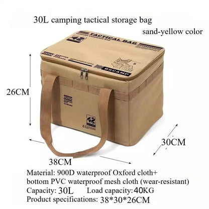 Foldable Camp Storage Box Organizer