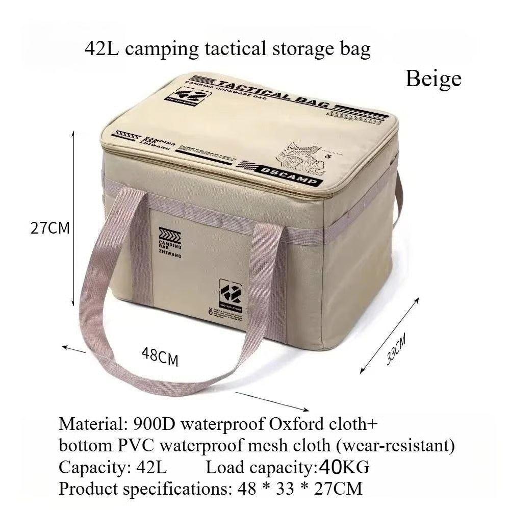 Foldable Camp Storage Box Organizer