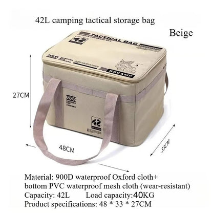 Foldable Camp Storage Box Organizer