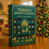 24-Day Mini Tequila Bottle Advent Blind Box for Holiday Celebration, Bar Table Decor, Collector Gift & Family Countdown