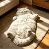 Chubby Tabby Cat Shaped Rug
