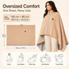 Wearable Heated Shawl 3 Heat Levels Portable Thermal Wrap