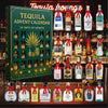 24-Day Mini Tequila Bottle Advent Blind Box for Holiday Celebration, Bar Table Decor, Collector Gift & Family Countdown
