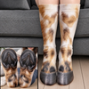 Gag Gift For Animal Lovers - Personalized Funny Chicken Duck Pig Feet Socks