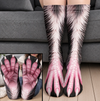 Gag Gift For Animal Lovers - Personalized Funny Chicken Duck Pig Feet Socks