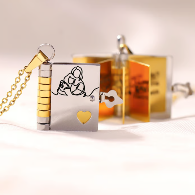 For Granddaughter - The Most Beautiful Chapter Book Necklace