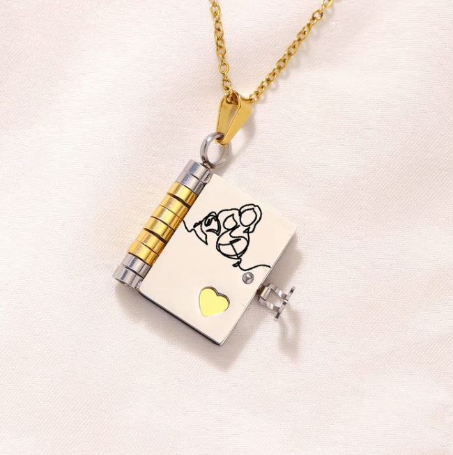 For Granddaughter - The Most Beautiful Chapter Book Necklace
