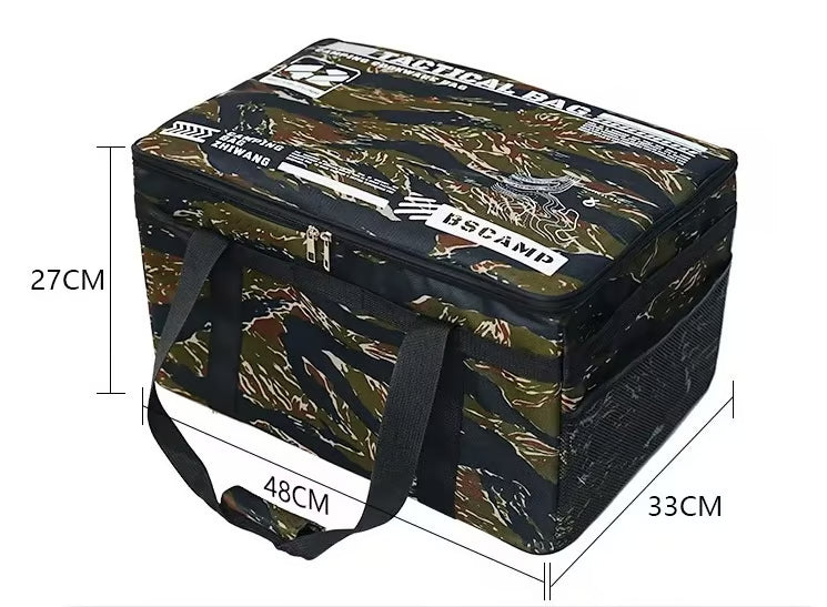 Foldable Camp Storage Box Organizer