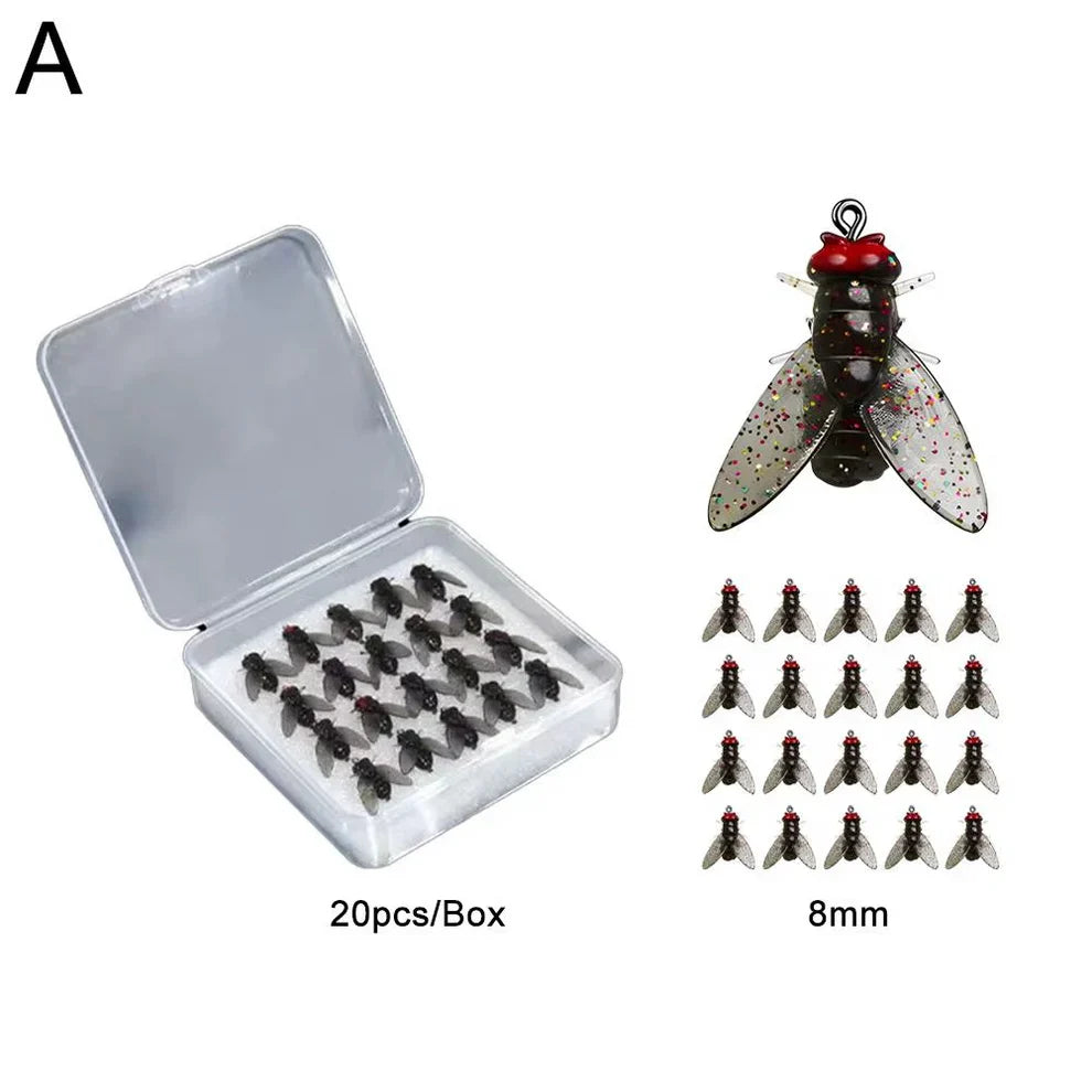 RoboFlies- My Realistic Flies for Big Catches! 🐟🎣- (Box of 20 flies)