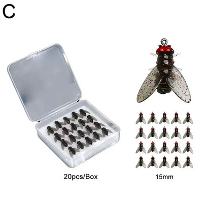 RoboFlies- My Realistic Flies for Big Catches! 🐟🎣- (Box of 20 flies)