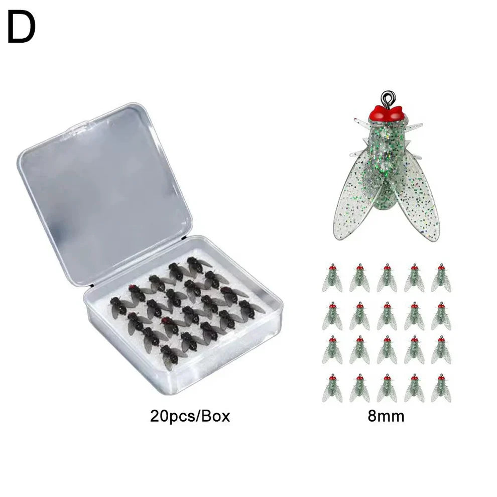 RoboFlies- My Realistic Flies for Big Catches! 🐟🎣- (Box of 20 flies)