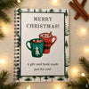 Christmas Gift Card Book