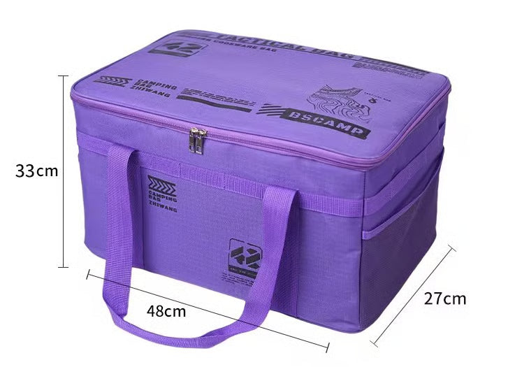 Foldable Camp Storage Box Organizer