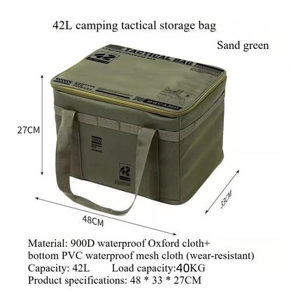Foldable Camp Storage Box Organizer