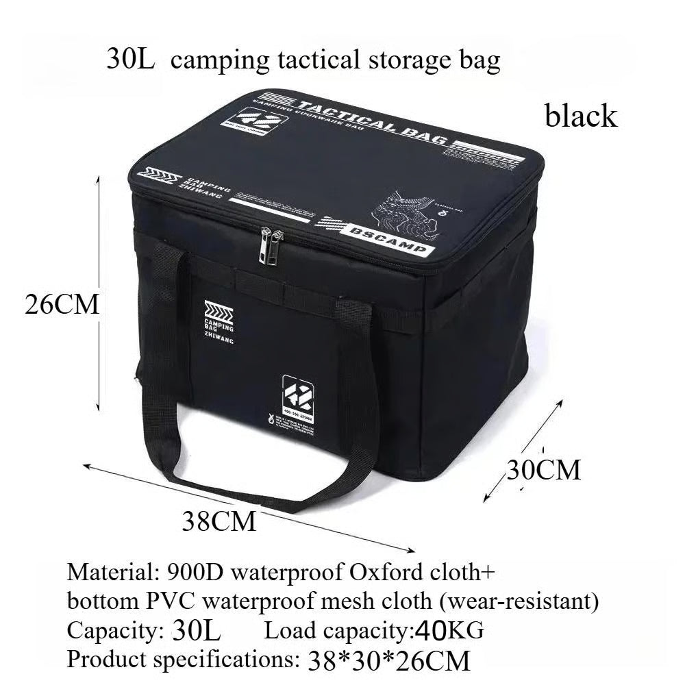 Foldable Camp Storage Box Organizer