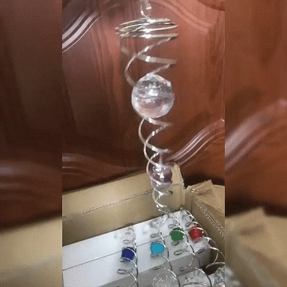 🔥 Last Day Sale Price | ✨ Handmade Spiral Crystal (14 inches Length)