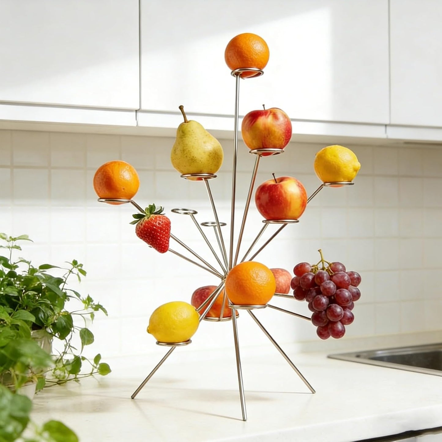 Exploded Sculptural Fruit Bowl Centerpiece
