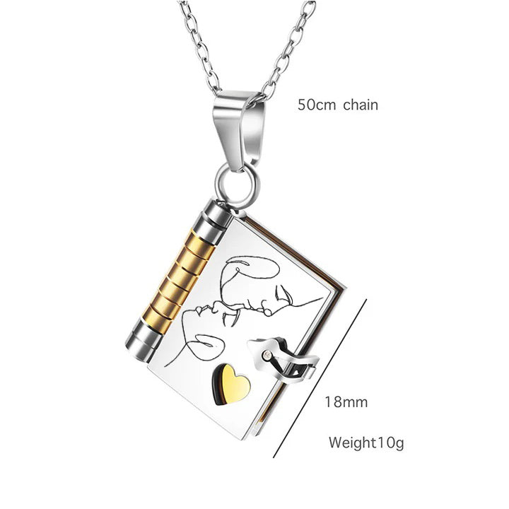 My Love Book Keepsake Necklace