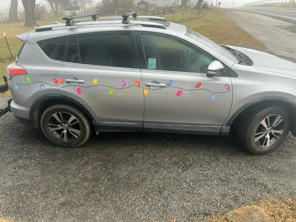 Reflective Holiday Bulb Magnets