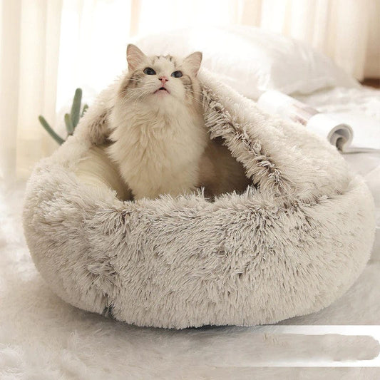 CozyNook Snuggle Den Pet Bed