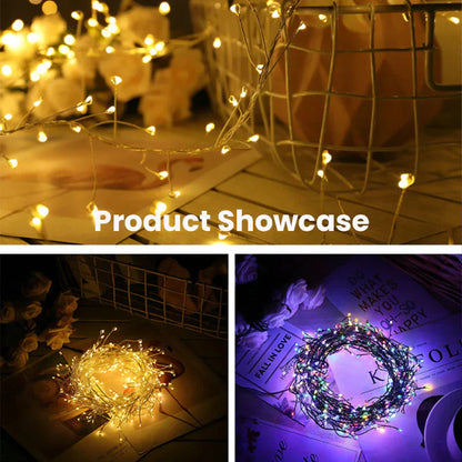 Twinkle Copper Glow Lights