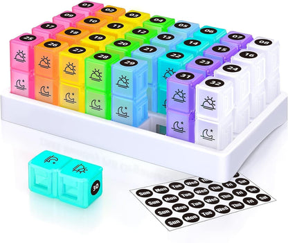 Monthly MedMate Compact Pill Organizer