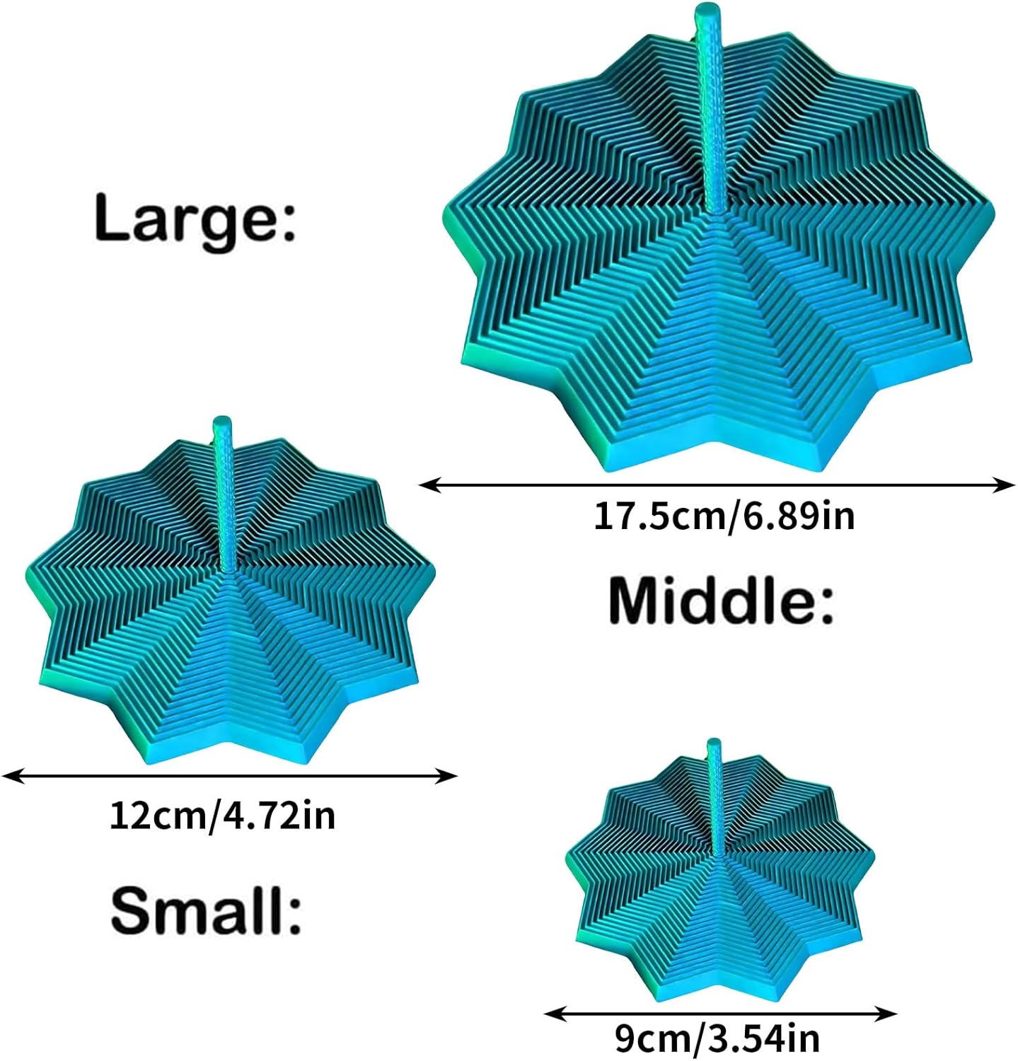 Fractal Star Fidget Focus Spinner