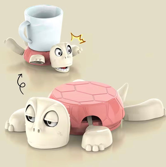 Don’t Let Your Mug Sit Alone – Add a Hilarious Turtle Coaster! 🐢