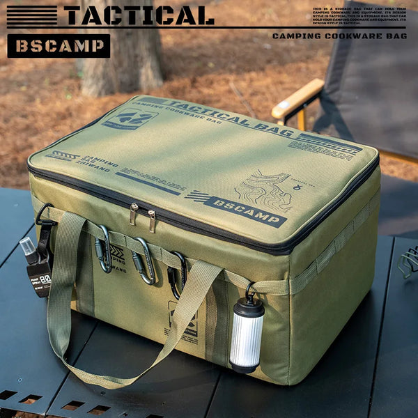 Foldable Camp Storage Box Organizer