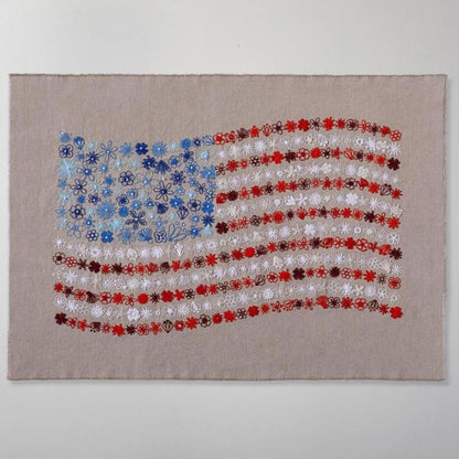 Patriot Floral Everyday Embroidery Craft Kit