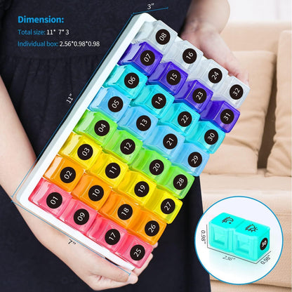 Monthly MedMate Compact Pill Organizer
