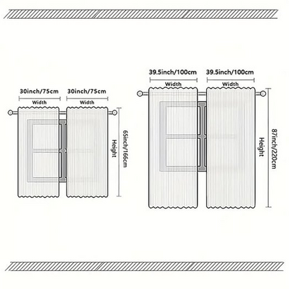 Festive Window Curtains Set