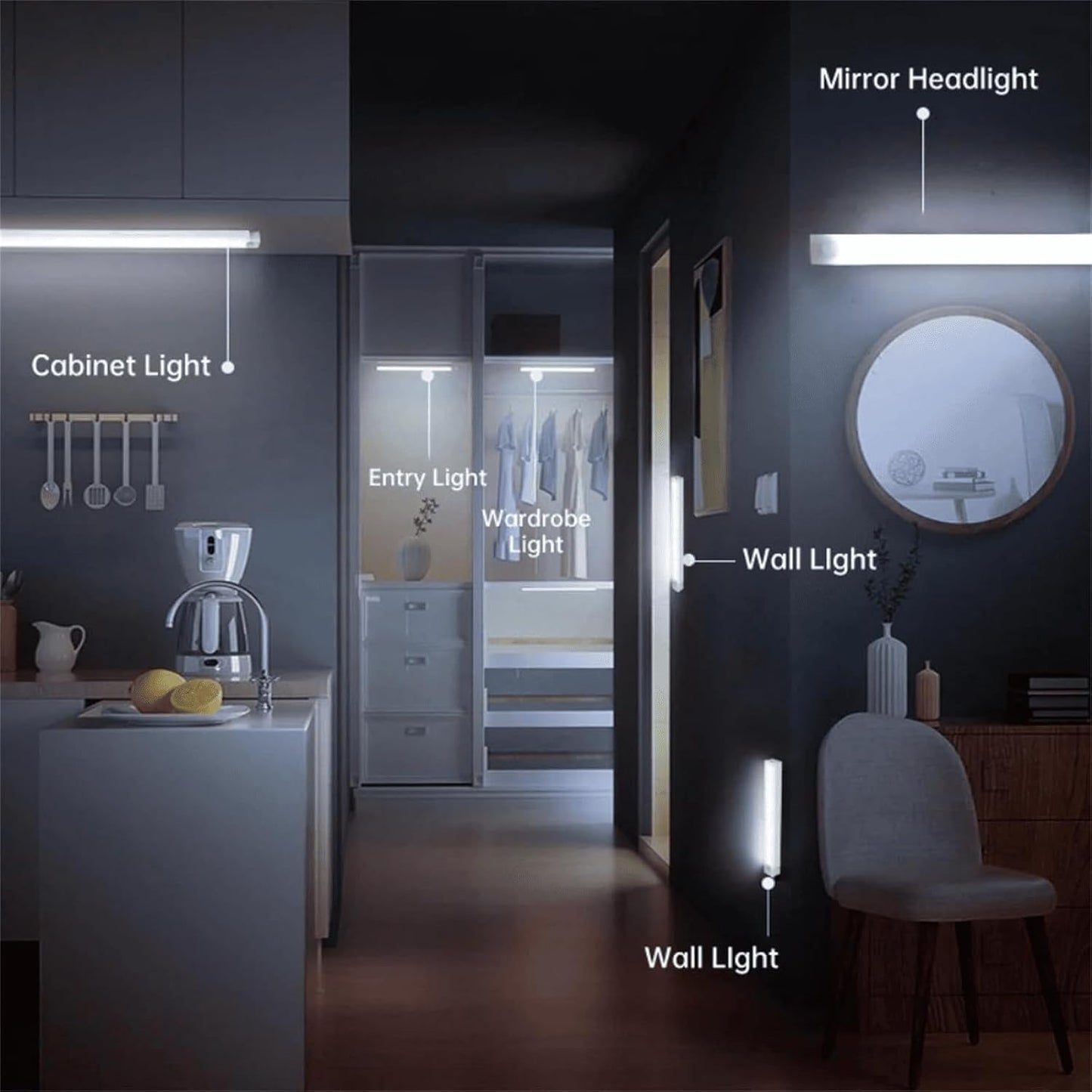 GlowMate Smart Magnetic Night Light