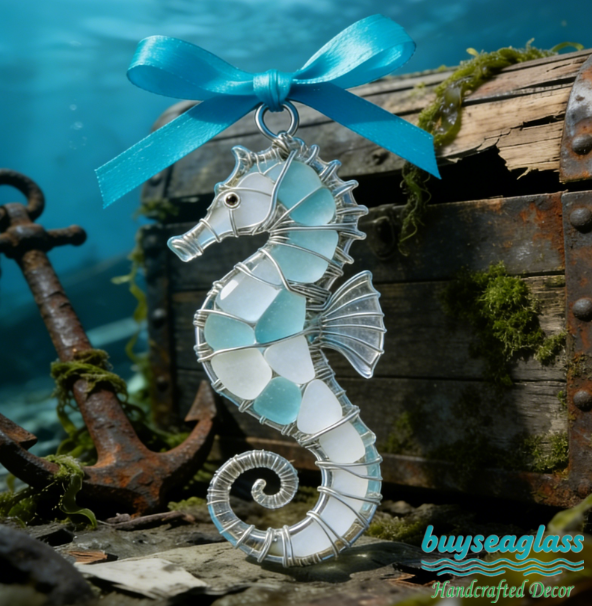 Handwrapped Sea Glass Ocean Charms