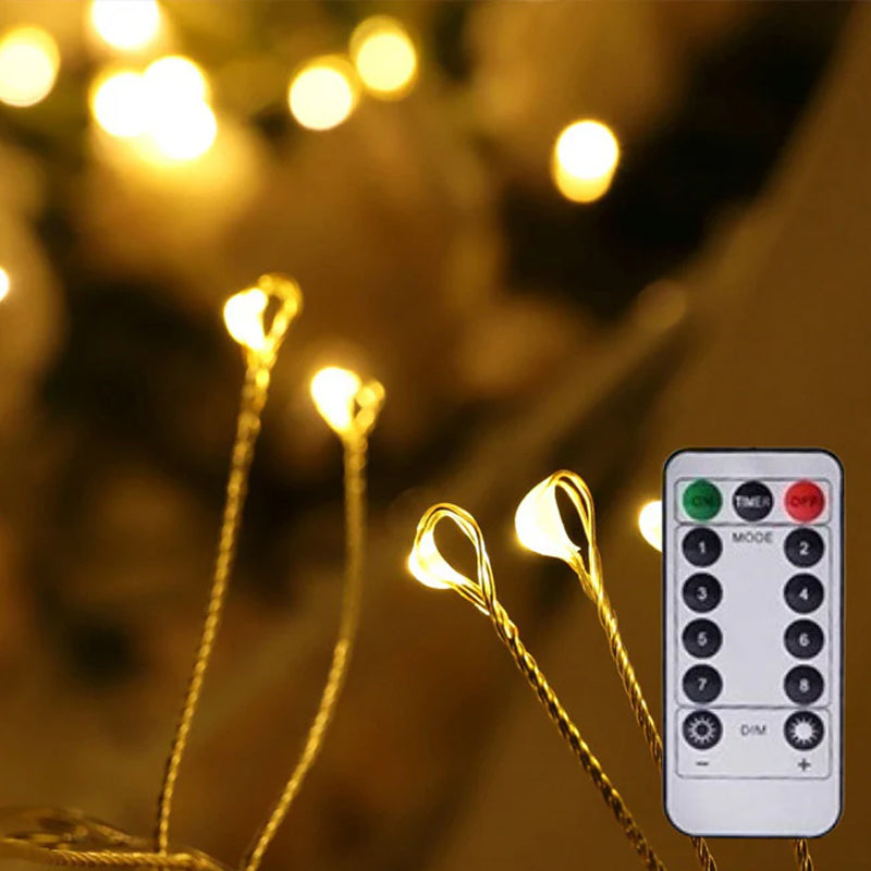 Twinkle Copper Glow Lights