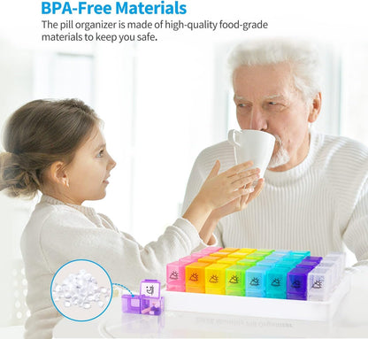 Monthly MedMate Compact Pill Organizer